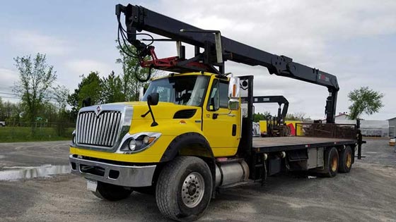 255K Crane and 2012 International Truck Package for Sale